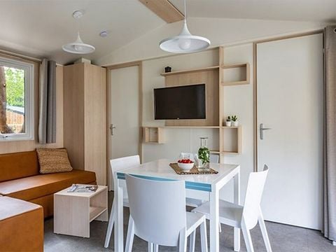 MOBILHOME 6 personnes - Mobil-home | Ultimate | 3 Ch. | 6 Pers. | Terrasse surélevée | Clim. | TV