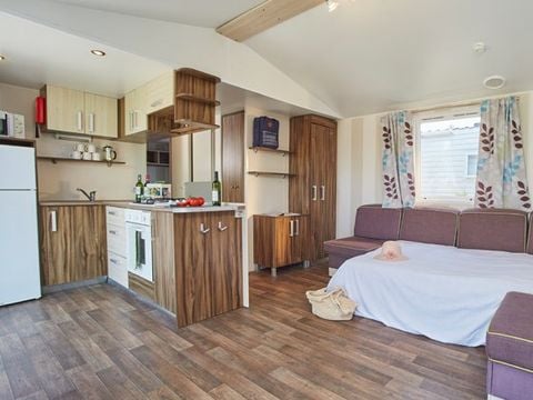 MOBILHOME 8 personnes - Mobil-home | Classic XL | 3 Ch. | 6/8 Pers. | Terrasse surélevée non couverte | Clim.