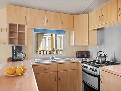 MOBILHOME 8 personnes - Mobil-home | Comfort XL | 3 Ch. | 6/8 Pers. | Terrasse surélévée non couverte | Clim.