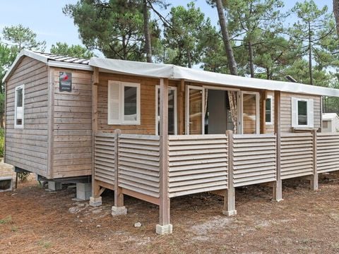 MOBILHOME 8 personnes - Mobil-home | Comfort XL | 3 Ch. | 6/8 Pers. | Terrasse surélévée non couverte | Clim.