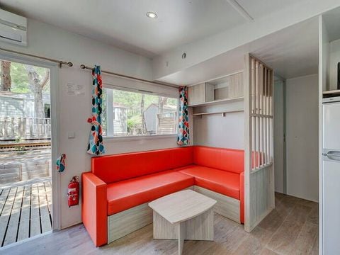 MOBILHOME 6 personnes - Comfort | 3 Ch. | 6 Pers. | Terrasse surélevée non couverte | Clim.