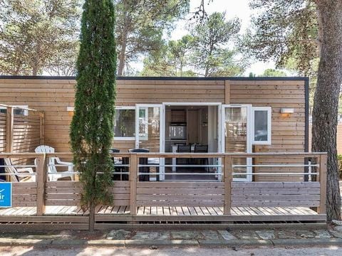 MOBILHOME 6 personnes - Comfort | 3 Ch. | 6 Pers. | Terrasse surélevée non couverte | Clim.