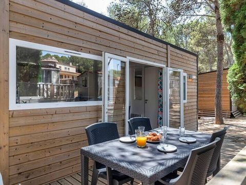 MOBILHOME 6 personnes - Comfort | 3 Ch. | 6 Pers. | Terrasse surélevée non couverte | Clim.