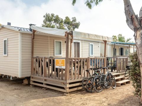 MOBILHOME 4 personnes - Comfort | 2 Ch. | 4 Pers. | Terrasse simple | Clim.