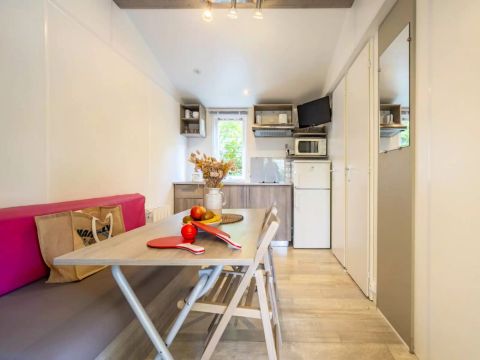 MOBILHOME 2 personnes - Mobil-home 2 Pièces 2 Personnes + TV