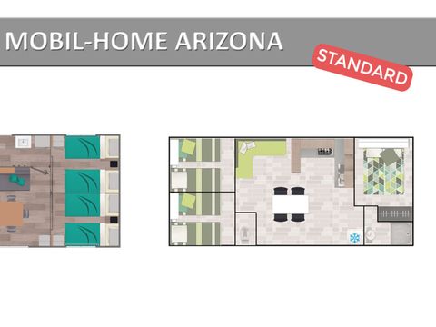 MOBILHOME 6 personnes - ARIZONA STANDARD