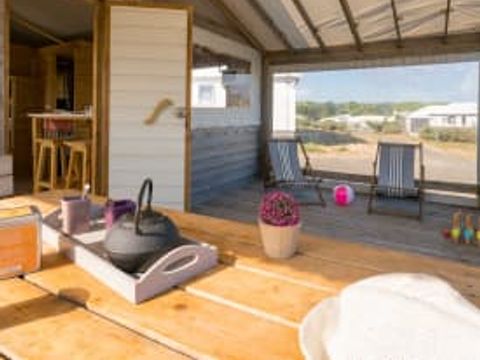 TENTE TOILE ET BOIS 4 personnes - Lodge Sweet Home 4p 2ch ****