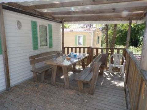 MOBILHOME 6 personnes - CHENES + TV