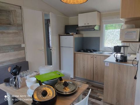 MOBILHOME 6 personnes - Confort Noyers avec terrasse semi-couverte + climatisation