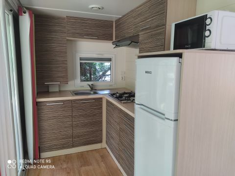 MOBILHOME 6 personnes - Résidence mobile Noyers avec terrasse bois semi-couverte 5/6 pers + TV-TNT + CLIM