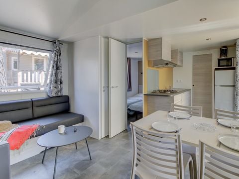 MOBILHOME 6 personnes - Comfort | 3 Ch. | 6 Pers. | Terrasse surélevée | Clim.