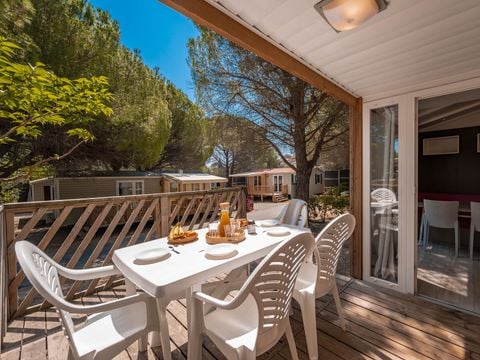 MOBILHOME 6 personnes - Classic | 2 Ch. | 4/6 Pers. | Terrasse simple | Clim.