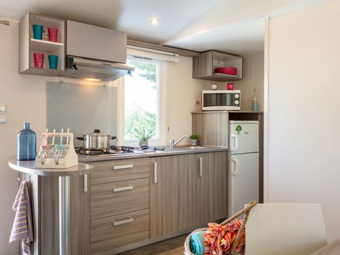 MOBILHOME 6 personnes - Classic | 2 Ch. | 4/6 Pers. | Terrasse surélevée | Clim.
