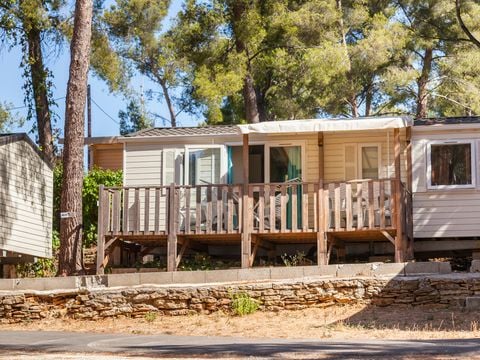 MOBILHOME 6 personnes - Classic | 3 Ch. | 6 Pers. | Terrasse surélevée | Clim.