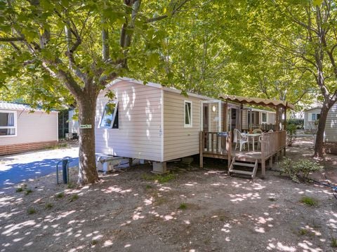 MOBILHOME 6 personnes - Comfort | 2 Ch. | 4/6 Pers. | Terrasse surélevée | Clim.