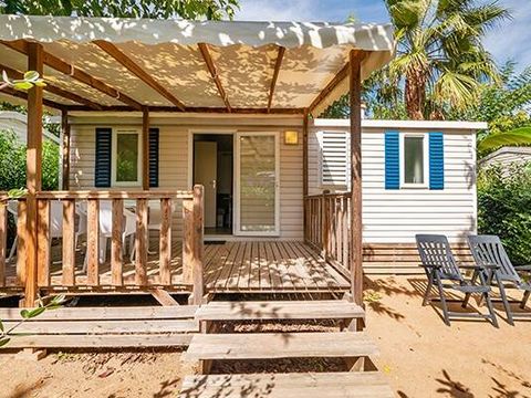 Mobilhome 4 personnes - Mobil-home | Comfort | 2 Ch. | 4 Pers. | Terrasse surélevée | 1 SDB | Clim.