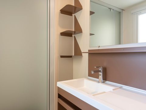 MOBILHOME 6 personnes - Mobil-home | Premium Azure | 2 Ch. | 4/6 Pers. | Terrasse surélevée | Clim.