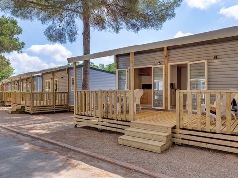 MOBILHOME 6 personnes - Mobil-home | Premium Azure | 2 Ch. | 4/6 Pers. | Terrasse surélevée | Clim.