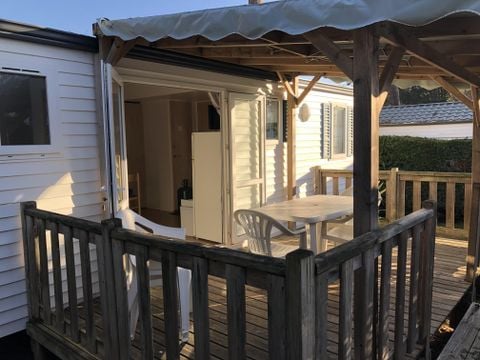 MOBILHOME 6 personnes - Aqua 3 Chambres 6 Personnes Terrasse Semi-Couverte