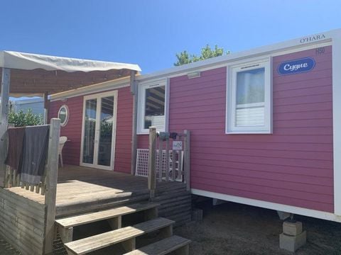 Mobilhome 6 personnes - C- Mobil-home Baltique climatisé 3 chambres