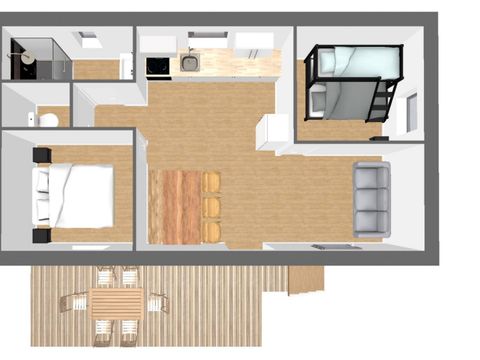 CHALET 7 personnes - MIMOSA