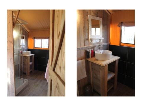 TENTE TOILE ET BOIS 5 personnes - Safari Laurier