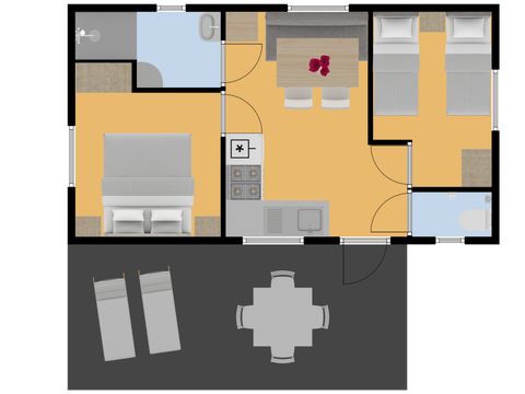 MOBILHOME 4 personnes - Romarin