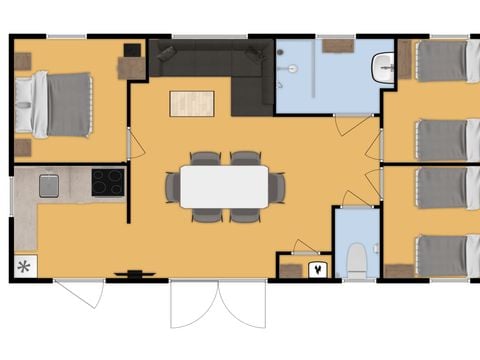MOBILHOME 6 personnes - Lavande