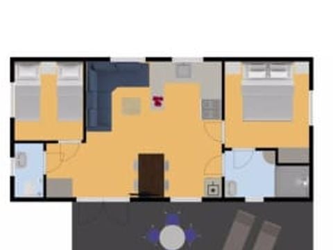 MOBILHOME 4 personnes - Origan