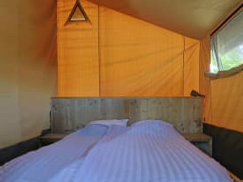 TENTE TOILE ET BOIS 6 personnes - Tente glamping Tournesol