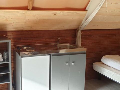 TENTE TOILE ET BOIS 4 personnes - Lodge Amazone (sans sanitaire)