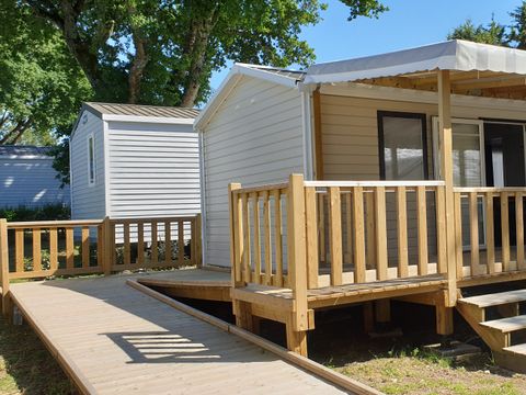 Mobilhome 4 personnes - Mobil-home 'Evasion Access' 31 m² - 2 chambres + terrasse couverte
