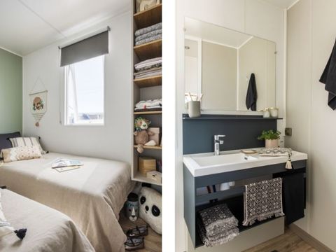Mobilhome 6 personnes - Mahana - 3 chambres - 2 salles de bain 40m²