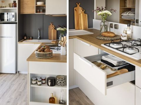 Mobilhome 6 personnes - Premium - 3 chambres - 2 salles de bain 40m²