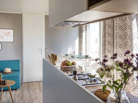 Mobilhome 6 personnes - Premium - 3 chambres - 2 salles de bain 40m²