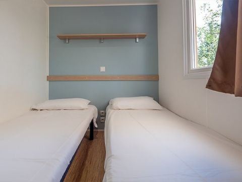 Mobilhome 8 personnes - Comfort XL | 3 Ch. | 6/8 Pers. | Terrasse surélevée | Clim.