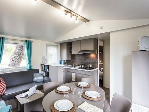 Mobilhome 6 personnes - Comfort XL | 3 Ch. | 6 Pers. | Terrasse surélevée | Clim.