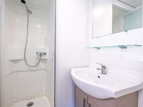 Mobilhome 6 personnes - Mobil-home | Comfort | 3 Ch. | 6 Pers. | Terrasse surélevée non couverte | Clim.