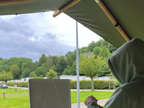 TENTE TOILE ET BOIS 4 personnes - Tentes safari sans installations sanitaires 4 personnes