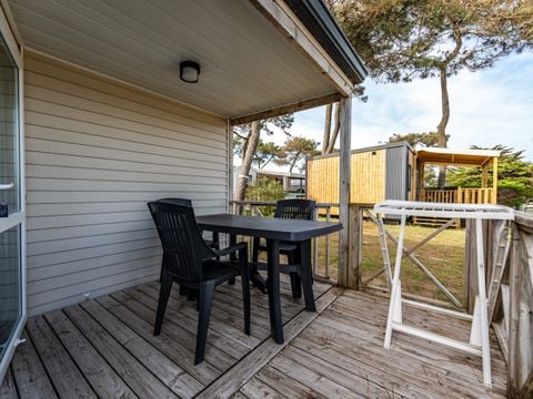 MOBILHOME 4 personnes - Mobile-home Mouette (2 chambres) - terrasse intégrée 4 pers