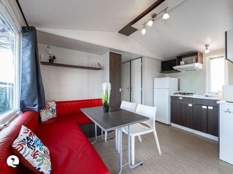 MOBILHOME 4 personnes - Mobile-home Mouette (2 chambres) - terrasse intégrée 4 pers
