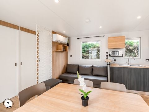 MOBILHOME 6 personnes - M-Home Goeland vue mer clim premium 6 pers