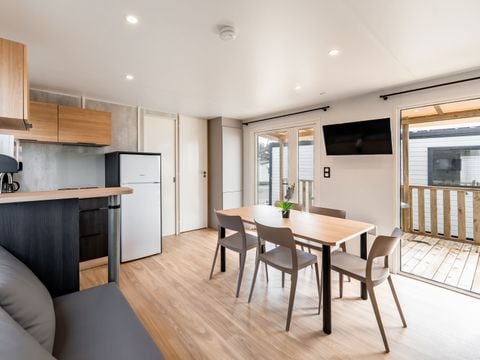 MOBILHOME 6 personnes - M-Home Goeland vue mer clim premium 6 pers