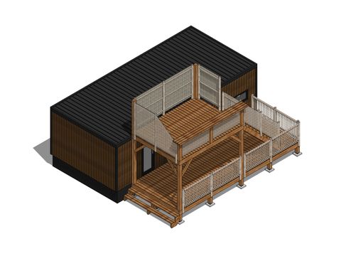 MOBILHOME 4 personnes - Mobile home Hirondelle toit terrasse 4 pers