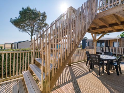 Mobilhome 4 personnes - Mobile home Hirondelle toit terrasse 4 pers