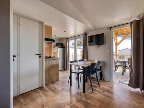 Mobilhome 4 personnes - Mobile home Hirondelle toit terrasse 4 pers