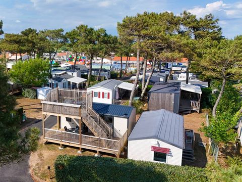 Mobilhome 4 personnes - Mobile home Hirondelle toit terrasse 4 pers