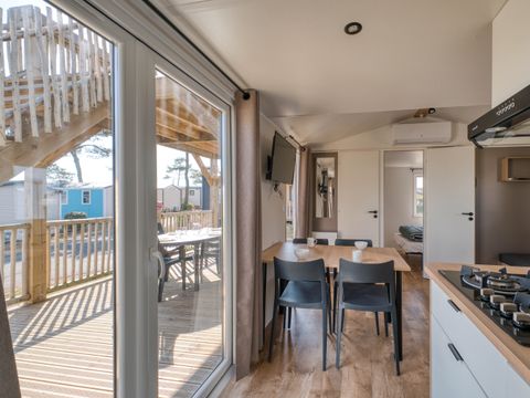 Mobilhome 4 personnes - Mobile home Hirondelle toit terrasse 4 pers