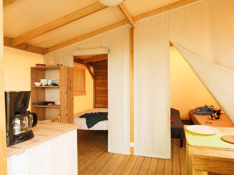 TENTE TOILE ET BOIS 4 personnes - Ecolodge Mana - 2 Chambres