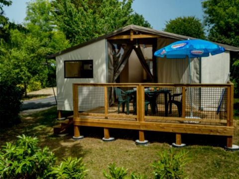 TENTE TOILE ET BOIS 4 personnes - Ecolodge Mana 2 Chambres